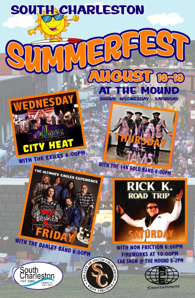 Summerfest Free Nightly Entertainment at the Mound 5pm9pm South